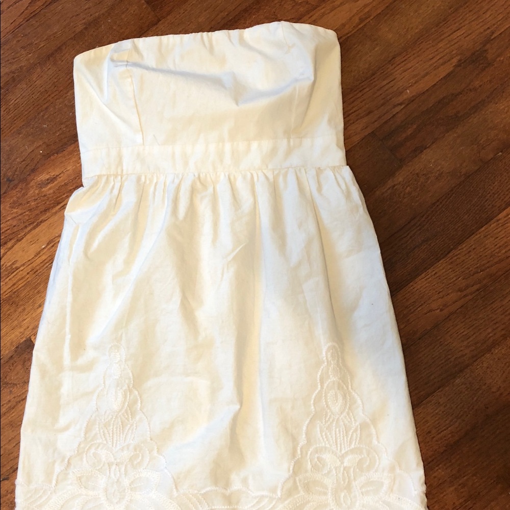 Summer strapless dress!